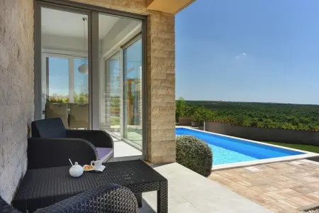 Location villa à BARBARIGA, Villa à Peroj avec piscine près de Barbariga