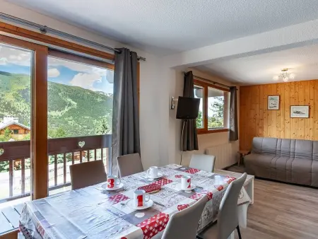 Location appartement à Méribel, Appartement cosy 2 pièces, cabine, 5 pers, Méribel, près des pistes, animaux admis
