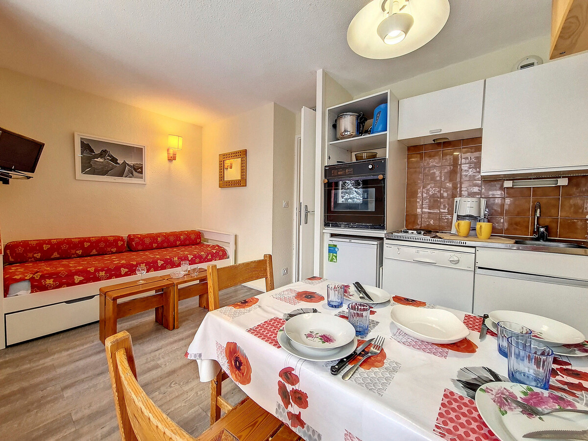 Studio 24m² aux pieds des pistes, balcon, animaux admis - Photo 5
