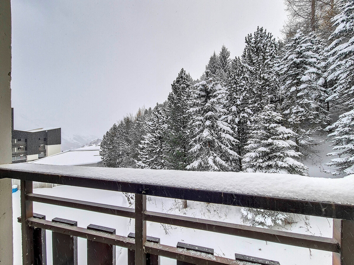 Studio 24m² aux pieds des pistes, balcon, animaux admis - Photo 15