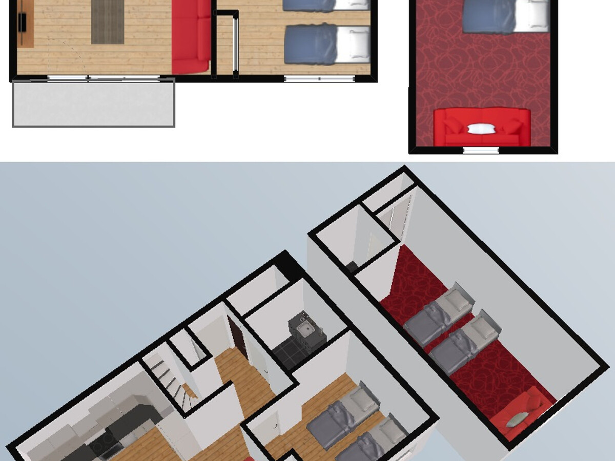 Appartement 2 pièces + mezzanine, balcon Sud-Ouest à Val-d'Isère - Photo 12