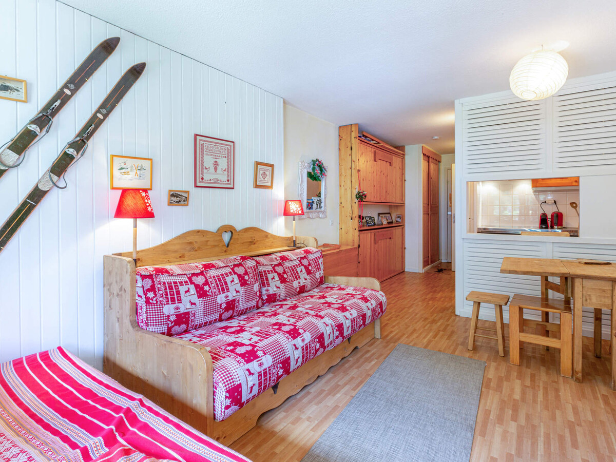 Studio 2 pers balcon sud Val-d'Isère, casier à ski - Photo 3
