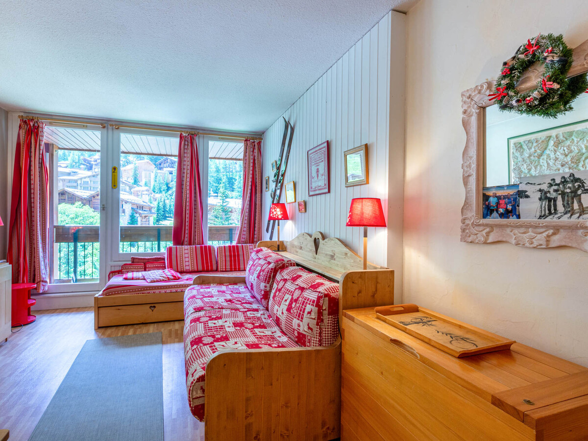 Studio 2 pers balcon sud Val-d'Isère, casier à ski - Photo 4