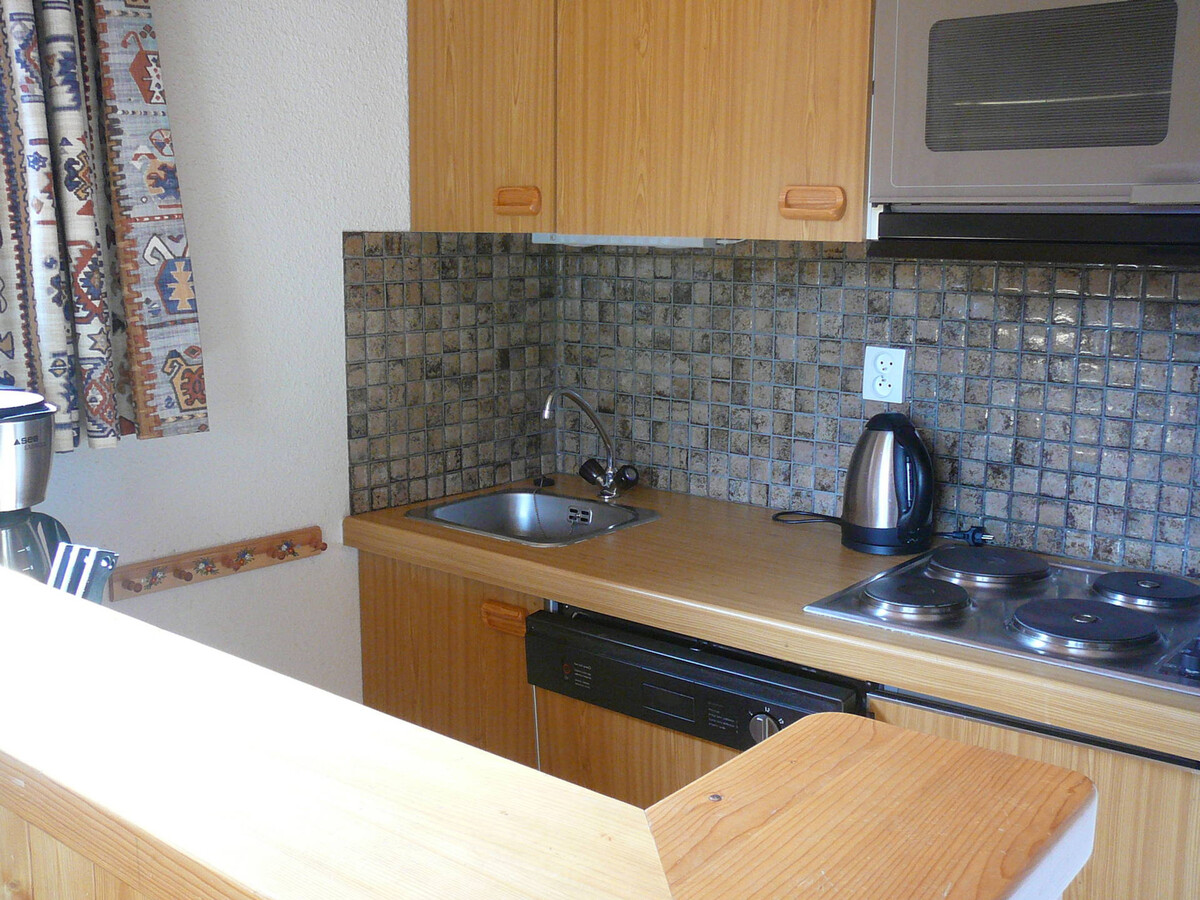 Studio cabine 26m² balcon sud, 4 pers à Mottaret - Photo 5
