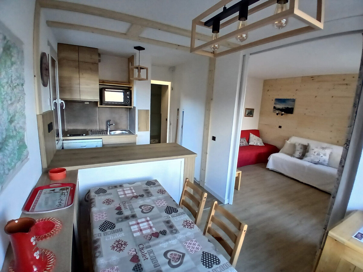Appartement 6 pers rénové, terrasse montagne, 200m pistes - Photo 2