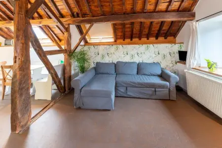 Loft indépendant avec accès piscine à Esneux : photo 6