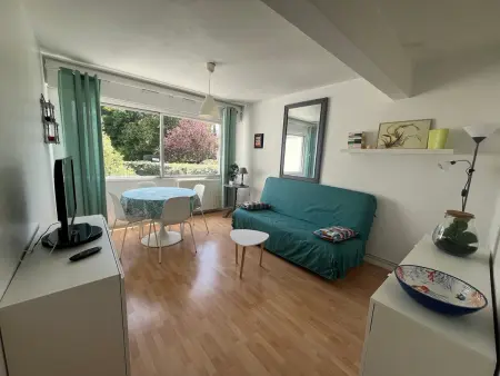 Location appartement à Arcachon, T2 de charme avec parking privé, à 100m de la plage, en plein cœur dArcachon