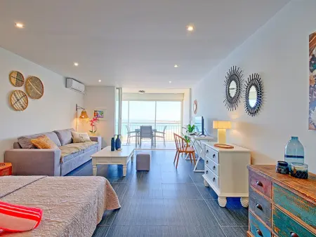 Location appartement à Saint Martin , Studio Orchidée à Mont Vernon avec vue sur Baie Orientale