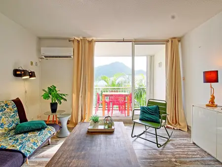 Location appartement à Saint Martin , Studio Confortable avec Piscine et Wi-Fi Proche Plage