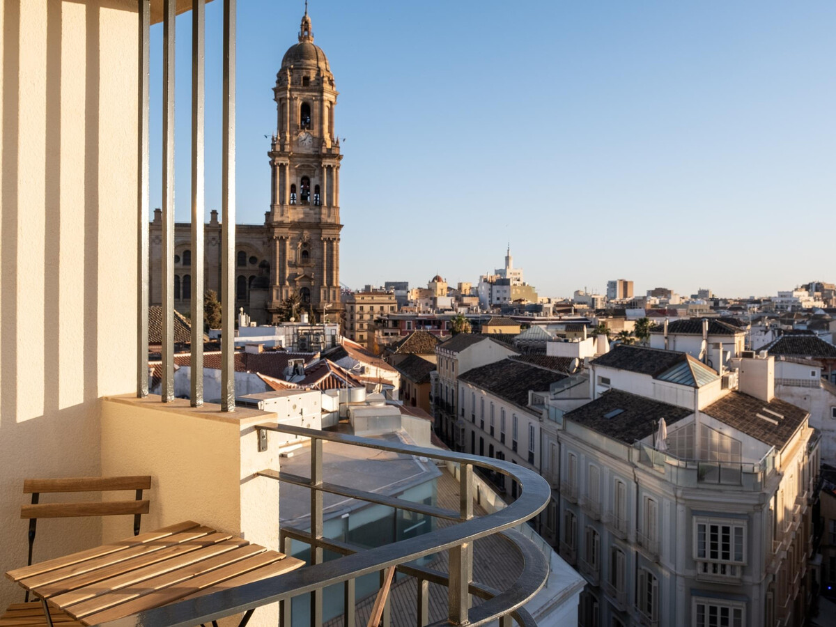 Appartement moderne 7e étage, vue cathédrale Málaga - Photo 2