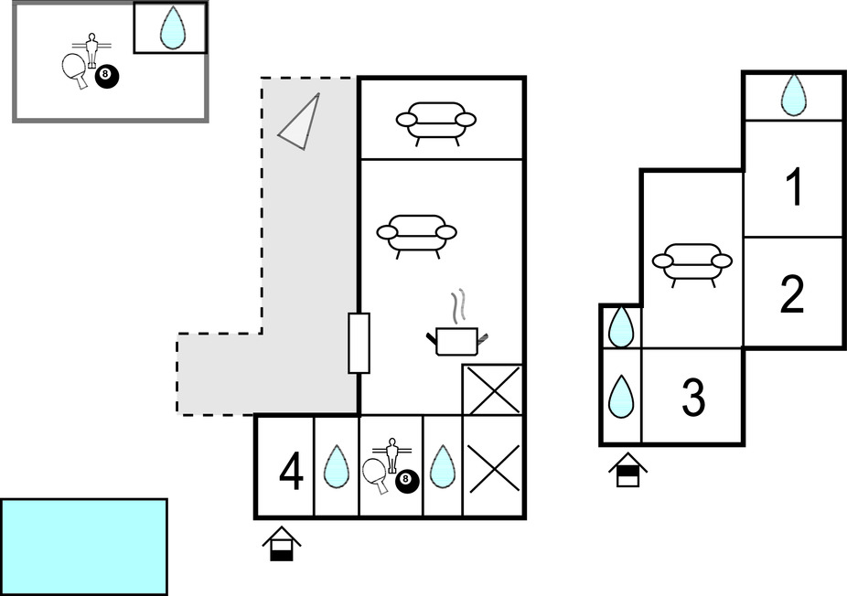 Maison 8 personnes avec piscine chauffée près de Beauval - Photo 34