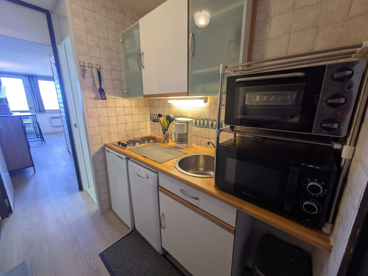 Studio cabine 26m² vue Mont Blanc, skis aux pieds - Photo 6