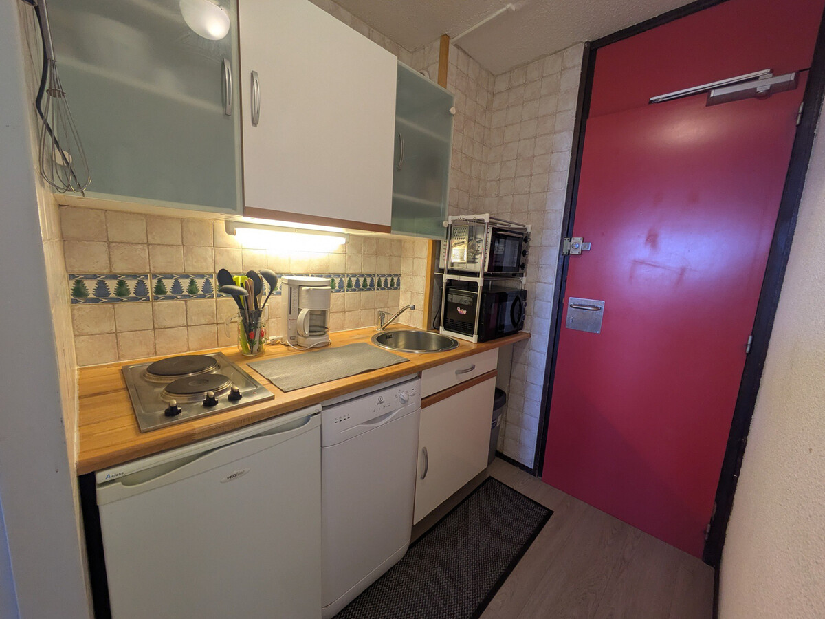 Studio cabine 26m² vue Mont Blanc, skis aux pieds - Photo 7