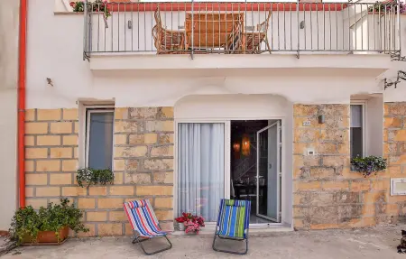 Maison face à la plage à Trappeto, 2 chambres : photo 7