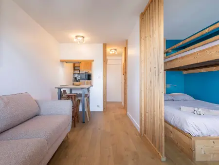 Appartement 2 pièces rénové, balcon ouest, casier ski à Avoriaz : photo 2