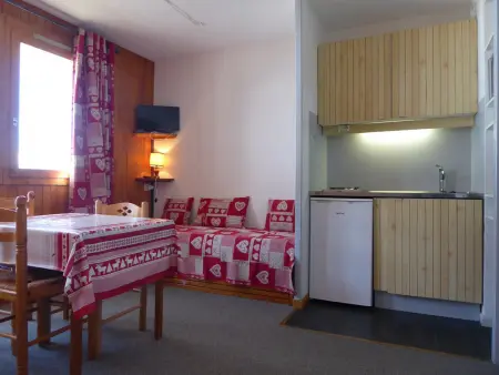 Location appartement à La Plagne Montchavin Les Coches, Studio pour 3 pers. à Montchavin, proche pistes, parking gratuit