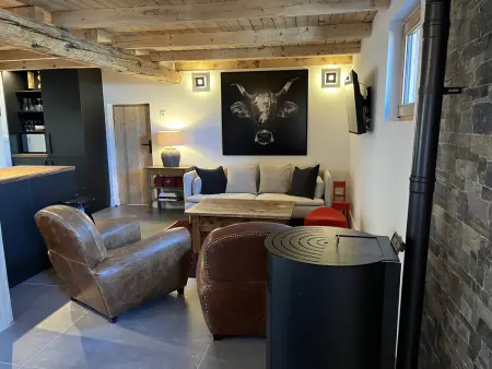 Location appartement à La Plagne Montchavin Les Coches, Appartement rénové 8 pers. au cœur de Montchavin, proche pistes et commerces.