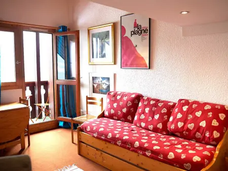 Location appartement à La Plagne Montchavin Les Coches, Studio avec Mezzanine pour 2 personnes proche commerces et pistes