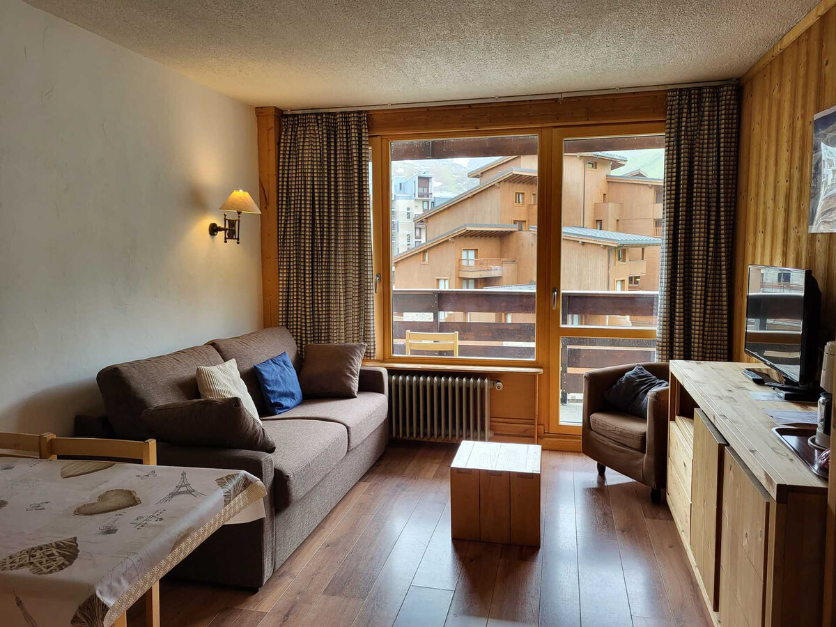 Studio 27 m² sud/ouest Tignes, 4 pers, balcon montagne - Photo 3