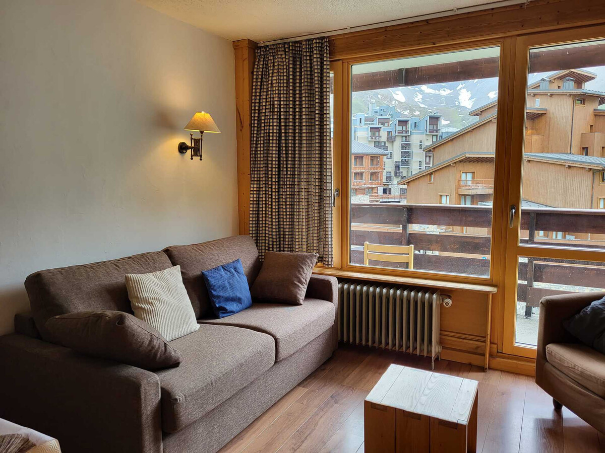Studio 27 m² sud/ouest Tignes, 4 pers, balcon montagne - Photo 4