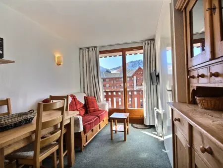 Appartement rénové au pied des pistes à Plagne Soleil, balcon sud-ouest : photo 2