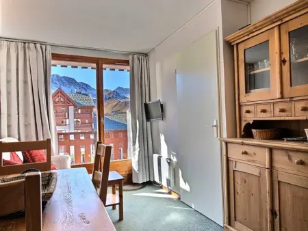 Appartement rénové au pied des pistes à Plagne Soleil, balcon sud-ouest : photo 4