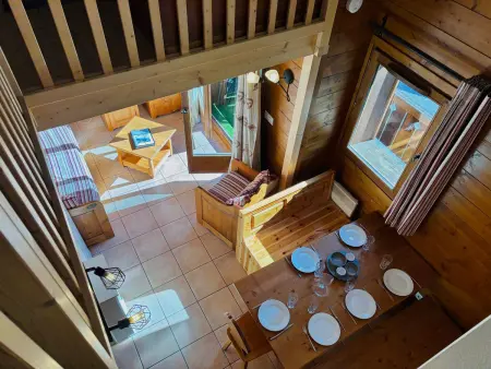 Duplex avec piscine et vue cascade à Samoëns : photo 2