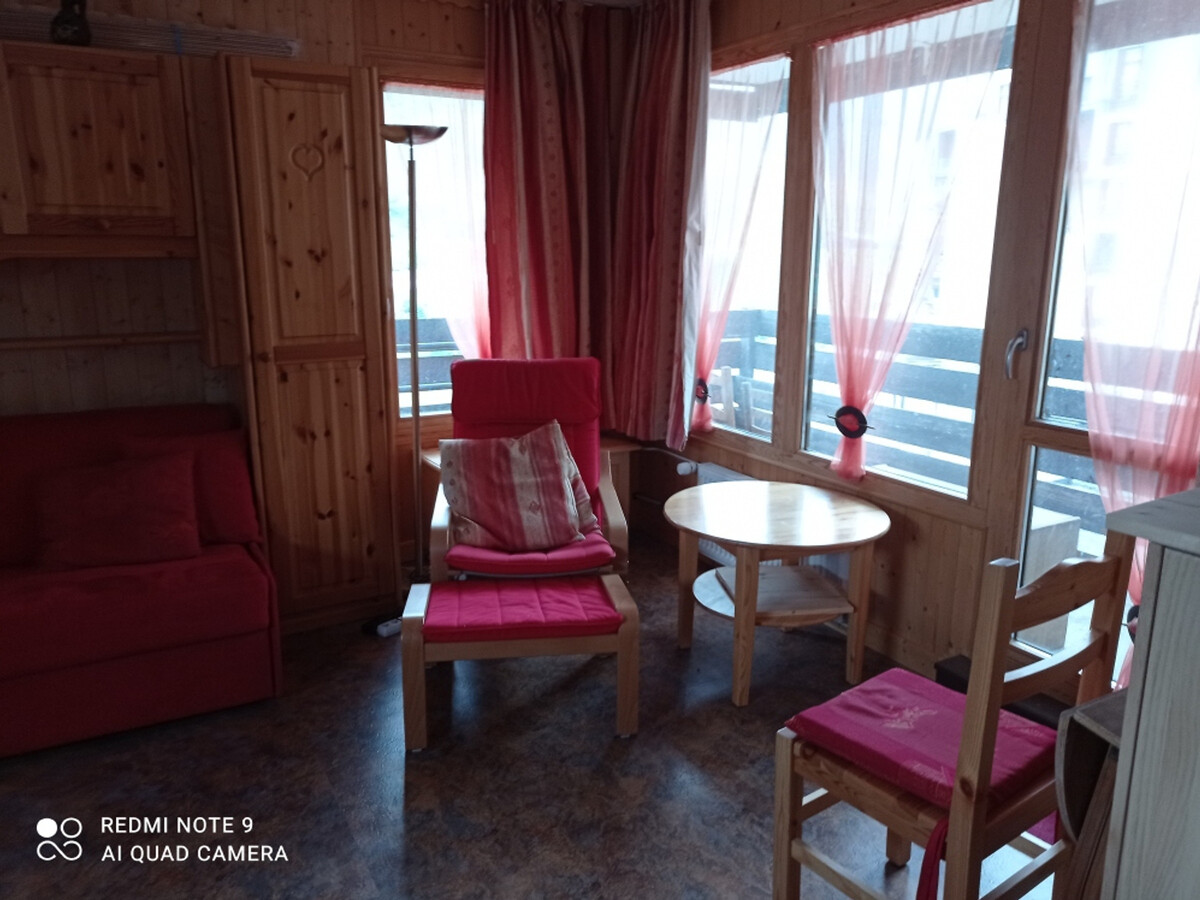 T2 Tignes, balcon Sud/Ouest, 7 couchages, vue montagne - Photo 2