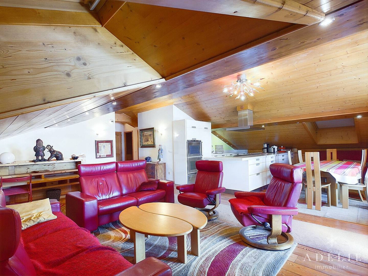 Duplex 8 pers, 127 m², balcon sud à 350 m des pistes - Photo 1
