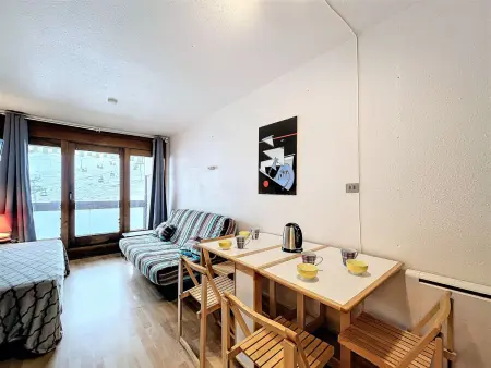 Studio 22m² balcon sud, 4 personnes au Corbier : photo 3