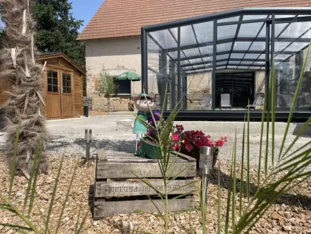 Gîte ancien bergerie, piscine couverte chauffée toute l'année : photo 20