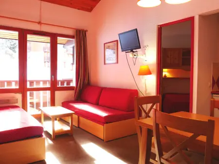 Location appartement à Bellentre, Appartement cosy 2 pièces + cabine, ski-in/ski-out, balcon sud, rénové, 6 pers, Montchavin Les Coches