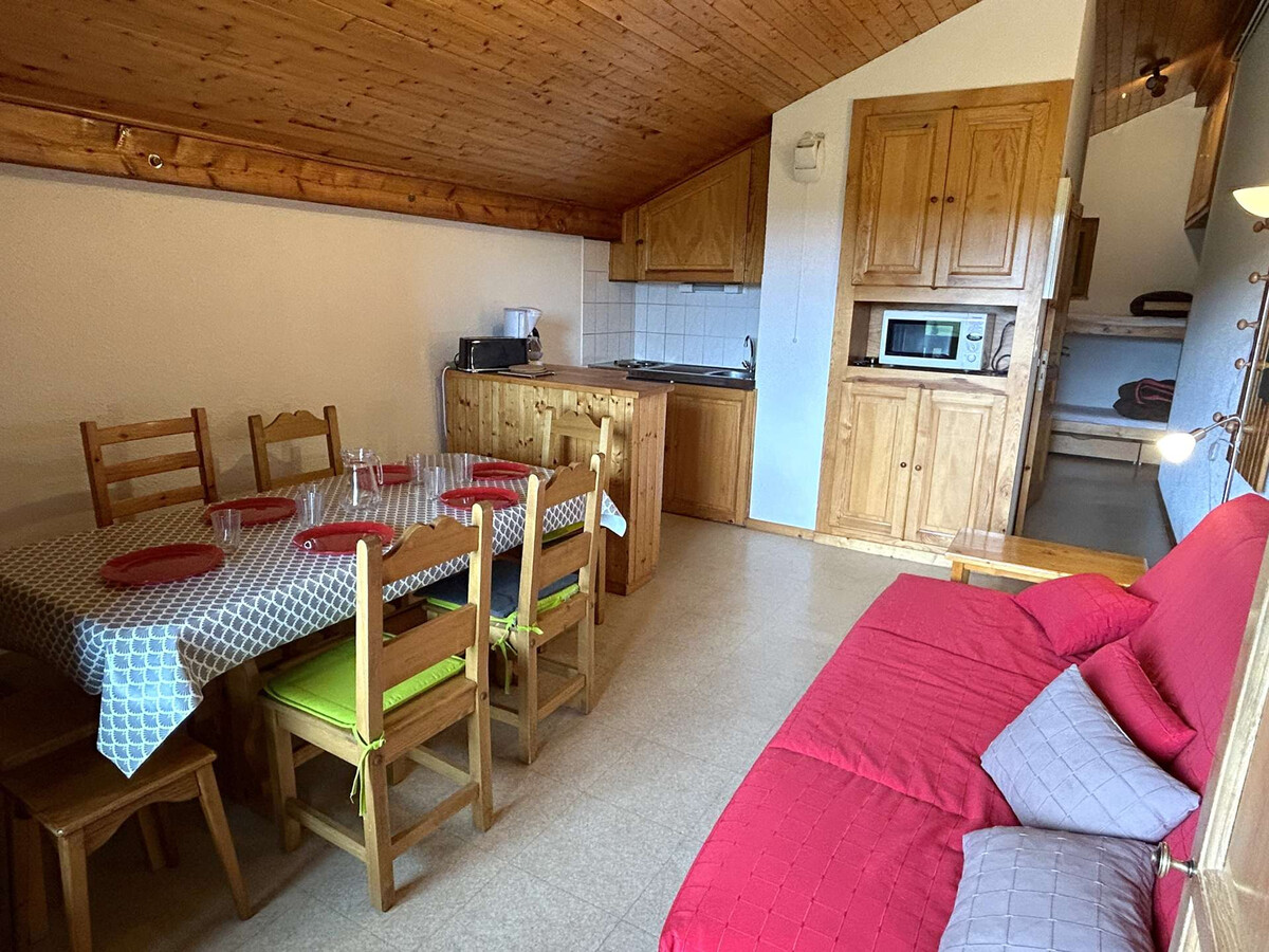 Studio cabine 6 pers aux Saisies, front de neige - Photo 4