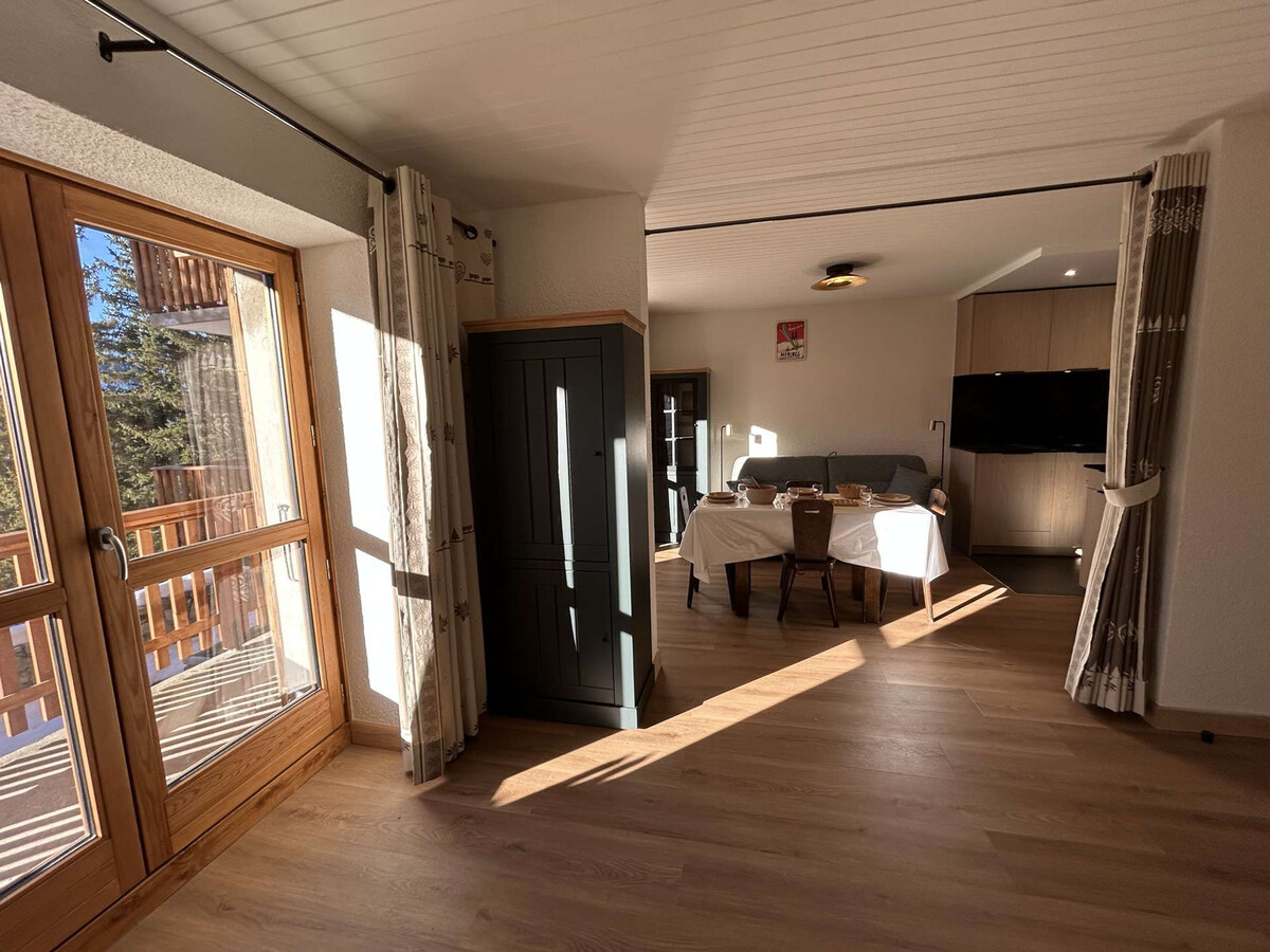 Studio 4 pers. Méribel, 100m pistes, balcon ouest - Photo 6