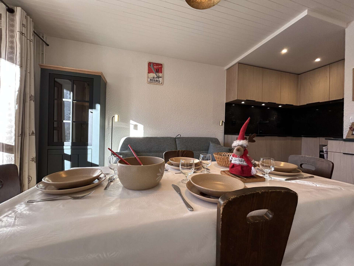 Studio 4 pers. Méribel, 100m pistes, balcon ouest - Photo 9