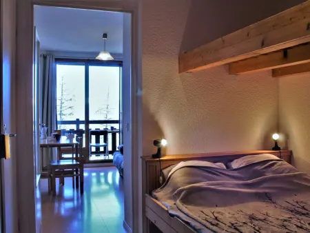 Studio 4 pers, pied de pistes à Risoul avec casier à ski : photo 11