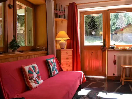 Appartement Méribel 5 pers : cheminée, terrasse Sud, pistes à 250 m : photo 8