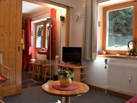 Appartement Méribel 5 pers : cheminée, terrasse Sud, pistes à 250 m : photo 12