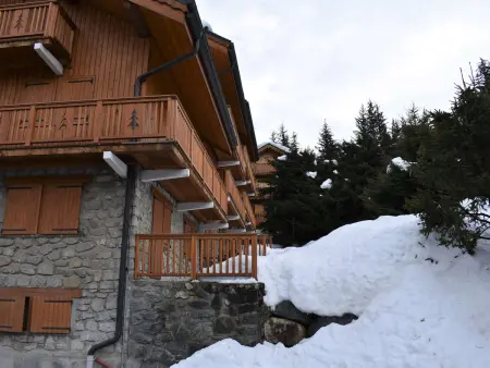 Appartement Méribel 5 pers : cheminée, terrasse Sud, pistes à 250 m : photo 21