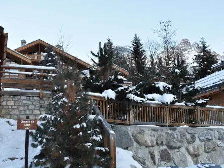 Appartement Méribel 5 pers : cheminée, terrasse Sud, pistes à 250 m : photo 22
