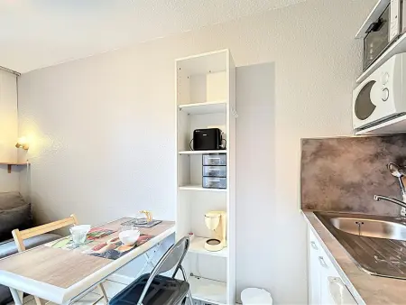 Studio 14m² ski aux pieds au Corbier, vue pistes : photo 2