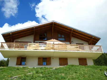 Demi-chalet 8 pers. aux Saisies, vue Mont-Blanc : photo 5