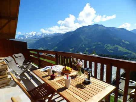 Demi-chalet 8 pers. aux Saisies, vue Mont-Blanc : photo 6