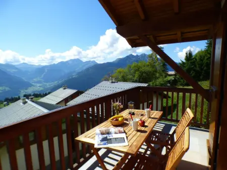 Demi-chalet 8 pers. aux Saisies, vue Mont-Blanc : photo 13
