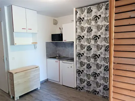 Studio 21m² 3 personnes centre Arc 2000, balcon montagne : photo 5