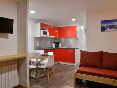 Location appartement à Plagne Bellecôte, Appartement rénové proche des pistes avec balcon