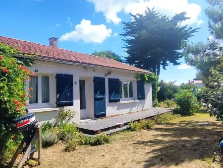 Location maison à Noirmoutier en l'Île, Maison cosy 6 pers, plage à 160m, jardin clos, plancha, ménage inclus