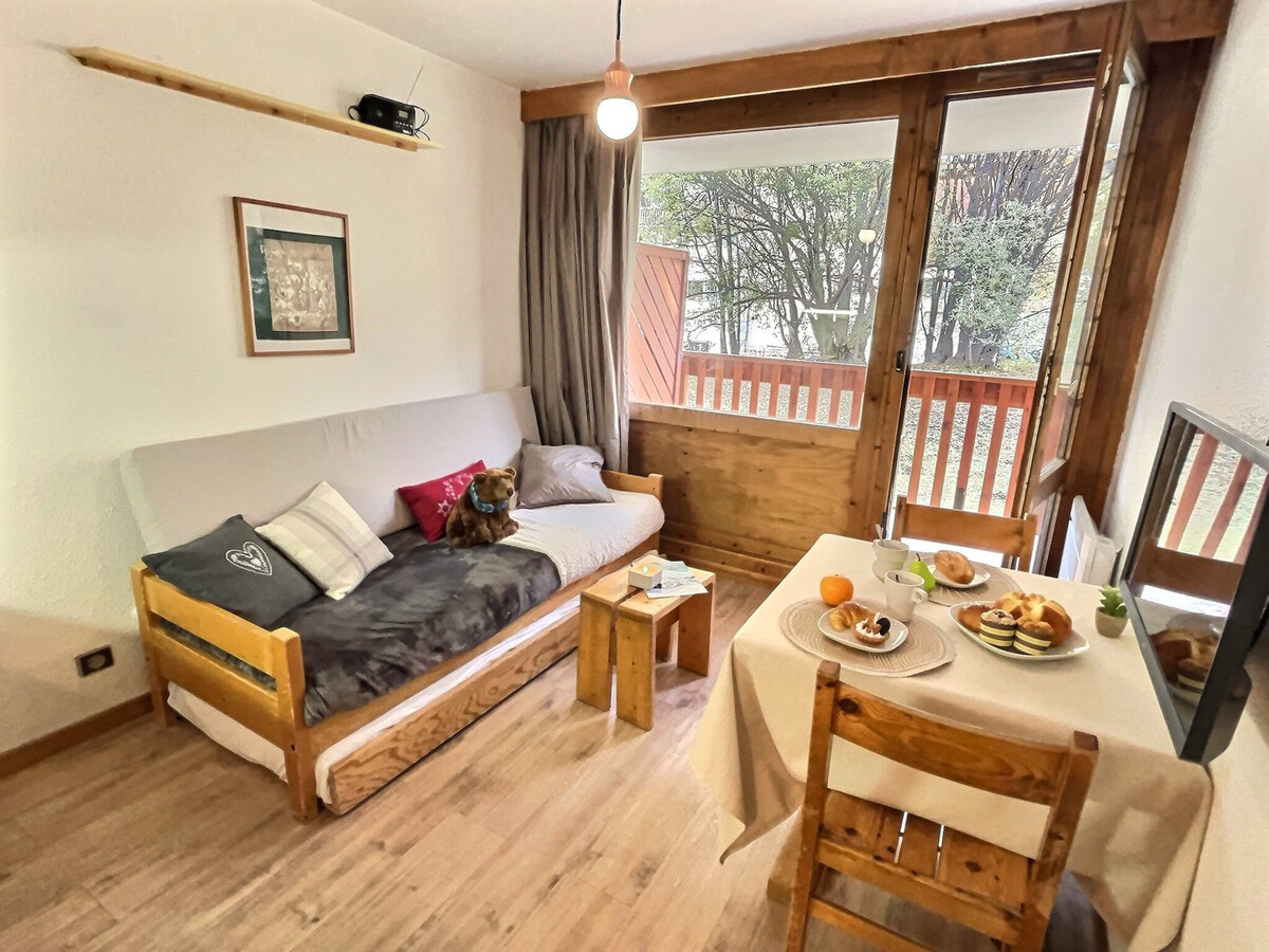 Studio 18m² vue montagne à Val-d'Isère, casier ski - Photo 1