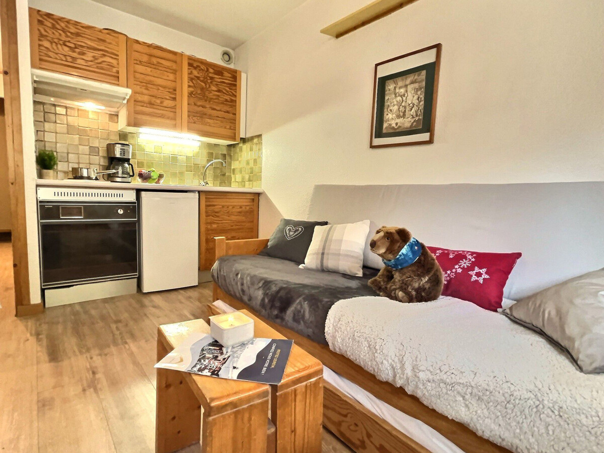 Studio 18m² vue montagne à Val-d'Isère, casier ski - Photo 5