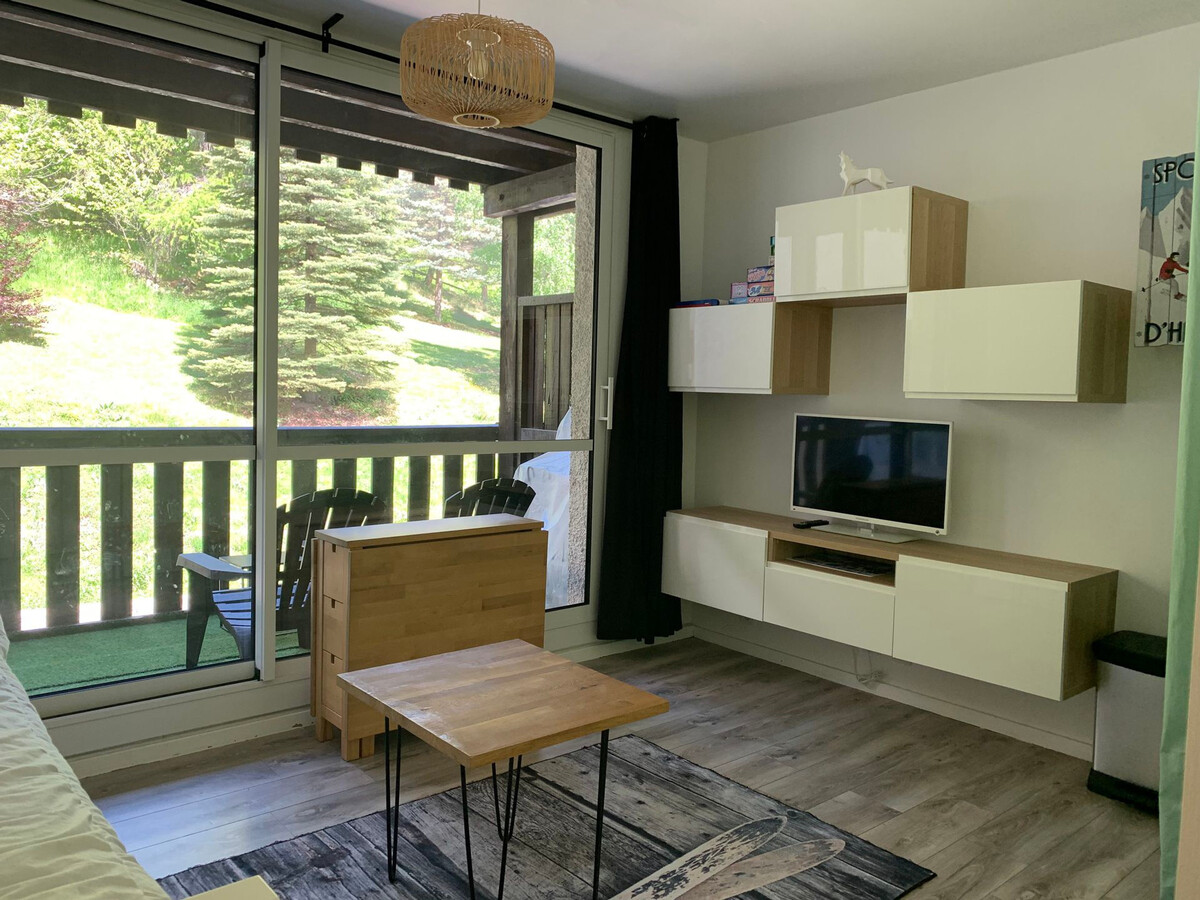Studio rénové 4 pers. à Pra-Loup, balcon montagne - Photo 1